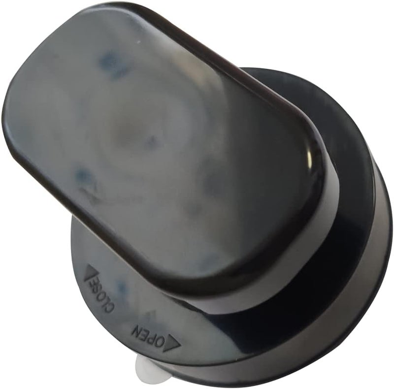 Renyqatt Small Handle for Glass Door and Window, Suction Cup Handles for Sliding Doors, Non-Marking Drawer Grab Bars Cabinet Pulls, Bathroom and Toilet Lid Handle (Black) - Image 4